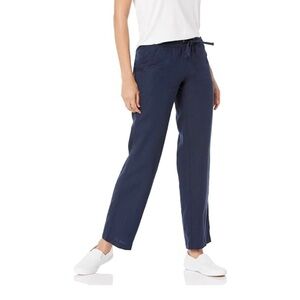 -398 NWT Amazon Essentials Linen Blend Drawstring Wide Leg Pant - Size 5XL